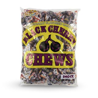 Albert's Fruit Chews – Classic Chewy Candy 240 Ct Bag | Individually Wrapped, Black Cherry