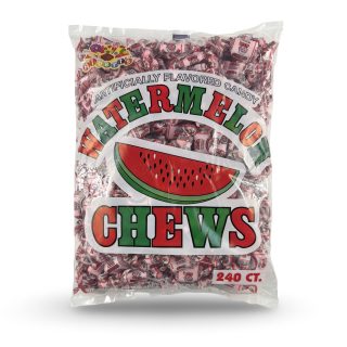 Albert's Fruit Chews – Classic Chewy Candy 240 Ct Bag | Individually Wrapped, Watermelon
