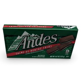 Andes Smooth Mint Chocolates – 28 Piece Boxes, 4 Packs | Creme De Menthe