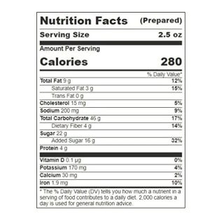 Apple Cinnamon BeneFit Bars by Readi-Bake, 2.5 Oz, 12 Bars