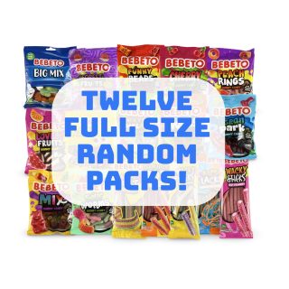 Bebeto Gummy Variety Pack, 12 Unique Packs Included