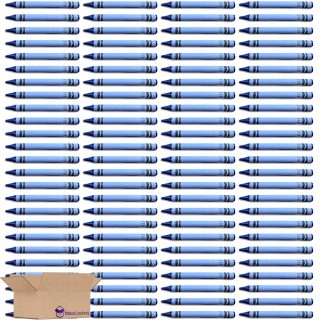 Blue Crayon Bulk Value Pack | Premium | 100 Count