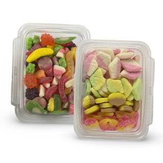 Bubs Swedish Candy & Viral American Gummy Mix Combo, 2 lb. (1 Tub Each)
