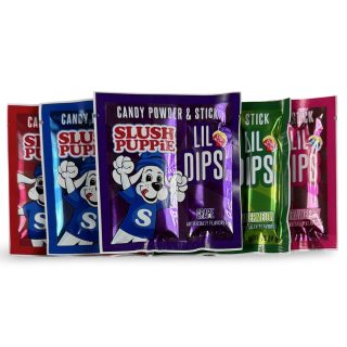 Candy Powder & Stick Dips – 20 Pack | Slush Puppie
