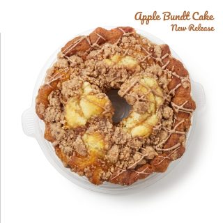 Carlotta's Bakery Apple Bundt Cake, 24 oz, Cinnamon Apple Cake with Brown Sugar Crumb Topping & Caramel Icing, New Release