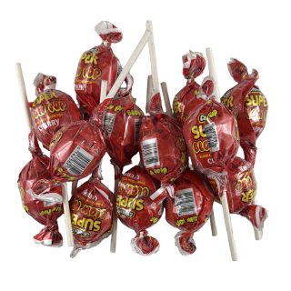 Charms Classic Candy Favorites – Super BlowPops, Approx. 13 Lollipops | Cherry