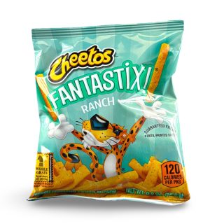 Cheetos Fantastix Crunchy School Snacks Bulk Pack, 16 Count | Ranch