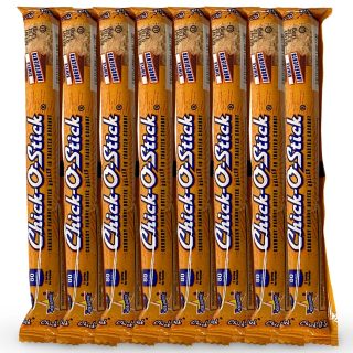Chick O Stick Candy Bars | 8 Pack | Crunchy Peanut Butter Rolled In Toast Coconut | Peanut Butter Candy | .7 oz Bars