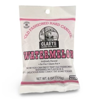 Claeys Old Fashioned Nostalgic Hard Candy – 6 oz Bags, 4 Pack | Watermelon