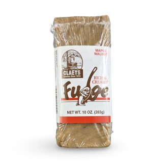 Claeys Rich & Creamy Fudge – Huge 10 oz Brick | Maple Walnut