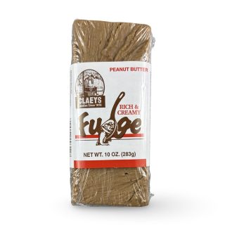 Claeys Rich & Creamy Fudge – Huge 10 oz Brick | Peanut Butter
