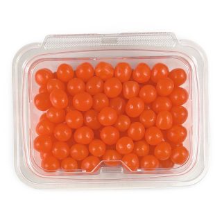 Classic Fruit Sours Candy Drops 1 lb Tub | Orange