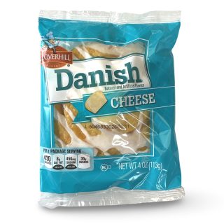 Cloverhill Round Cheese Danish Value Pack, Individually Packaged, Pack of 12