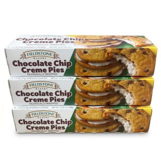 Fieldstone Bakery Snack Cakes & Pastries | Chocolate Chip Cream Pies (3 Boxes)