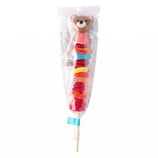 Forever Sweet Candy Kabobs, Gourmet Gummy Candy Skewers | Bear