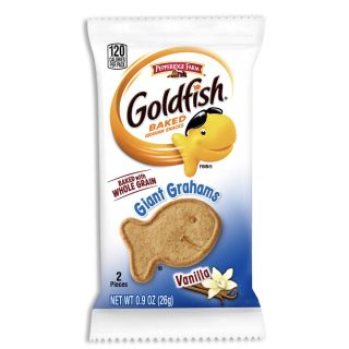 Giant Grahams Shaped Vanilla Goldfish | .9 oz, 30 Pack