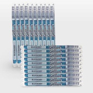 Gilliam Nostalgic Candy Sticks – Classic Retro Sweet Treats | Blueberry Flavor, 20 Count
