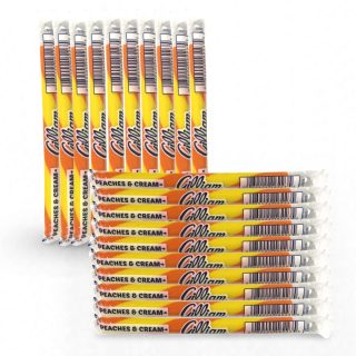 Gilliam Nostalgic Candy Sticks – Classic Retro Sweet Treats | Peaches and Cream Flavor, 20 Count