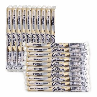 Gilliam Nostalgic Candy Sticks – Classic Retro Sweet Treats | S'mores Flavor, 20 Count
