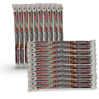 Gilliam Nostalgic Candy Sticks – Classic Retro Sweet Treats | Strawberry Flavor, 20 Count