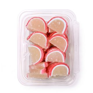 Gourmet Agar Jelly Fruit Slices, 1 lb Tub, Full Size, 20+ Fruit Flavors | Pear