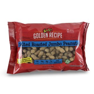 Gurley's Roasted Jumbo Peanuts – 24 oz Bag | Salted