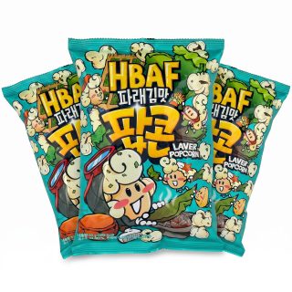 HBAF Korean Imported Exotic Popcorn,  3 Pack | Laver