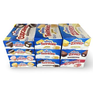 Hostess Snack Cake Care Package, 10 Box Variety Featuring All Cupcakes, Twinkies and Zingers, 92 Total Cakes