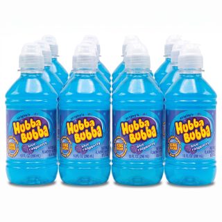 Hubba Bubba After-School Drinks, 10 oz Bottles | Blue Raspberry (12 Bottles)