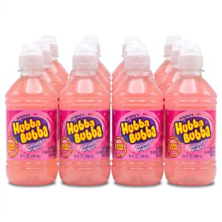 Hubba Bubba After-School Drinks, 10 oz Bottles | Outrageous Original (12 Bottles)