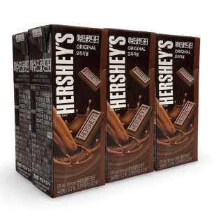 Imported Hershey's Chocolate Milk Drinks 6 Pack, Original Chocolate Milk