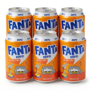 Imported Zero Sugar Sodas & Drinks 6 Pack | Fanta Zero Orange