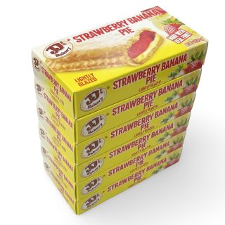 JJ's Bakery Classic Glazed Fruit & Cream Pies – 4 oz, 6 Pack | S'mores