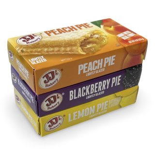 JJ's Bakery Pies Variety Pack (Lemon / Peach / Blackberry) | 12 Count