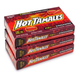 Limited Edition Hot Tamales Chewy Candy, 3 Pack Theater Boxes | Fierce Cinnamon
