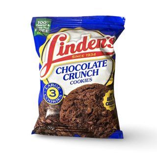 Linden's Chocolate Crunch Cookies, 3 Cookies Per Bag | 12 Pack