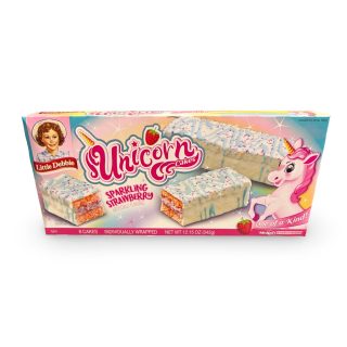 Little Debbie Snack Cakes Multipack Box | Sparkly Unicorn Strawberry Cakes
