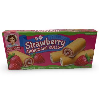 Little Debbie Snack Cakes Multipack Box | Strawberry Shortcake Rolls, Jelly and Creme Filling