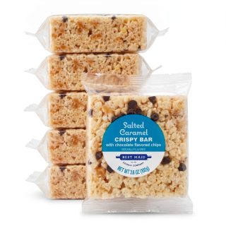 Marshmallow Crispy Treat Bars, Salted Caramel | 6 Pack
