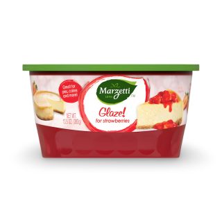 Marzetti Fruit Dips & Dessert Glazes – Strawberry Glaze, 13.5 Oz Tub