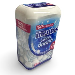 Mentos Cleanbreath 150 pc Peppermint 3.66 oz