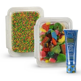 Nerds Cluster Candy Making Kit, 1 lb Gummy Mix + Baby Nerds + Blue Raspberry Sour Ooze