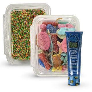 Nerds Cluster Candy Making Kit, 1 lb Swedish Candy + Baby Nerds + Blue Raspberry Sour Ooze
