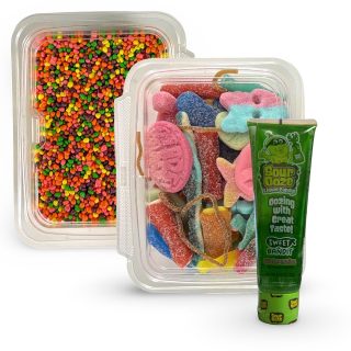 Nerds Cluster Candy Making Kit, 1 lb Swedish Candy + Regular Nerds + Watermelon Sour Ooze