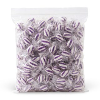 Nostalgic Hard Candy Mix 2 lb Bags, Atkinson's Mint Twist |Light Purple & White