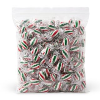 Nostalgic Hard Candy Mix 2 lb Bags, Atkinson's Mint Twist |Red, Green, & White