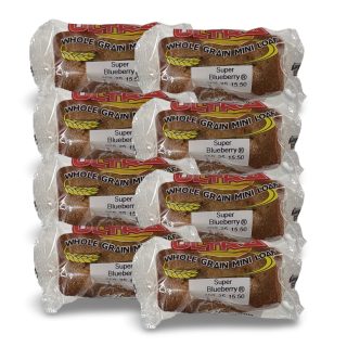 Nostalgic Whole Grain School Mini Loaf Cakes – 8 Pack | Ultra Blueberry Loaf Cakes