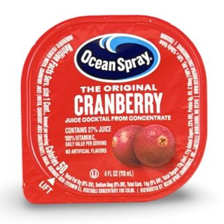 Ocean Spray Fruit Juice Individual Cups Flavors: Raspberry Watermelon, Apple, Cranberry and Cran-Grape, 24 Cups
