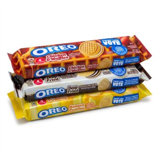 OREO Limited Edition Cookies | 3 Flavor Variety (Deep Fried, Chicken & Waffles, Banana Pudding)