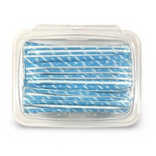 Powdered Candy Straws – Compare to Pixy Stix | 8 oz Tub, 100+ Straws | Blue Raspberry